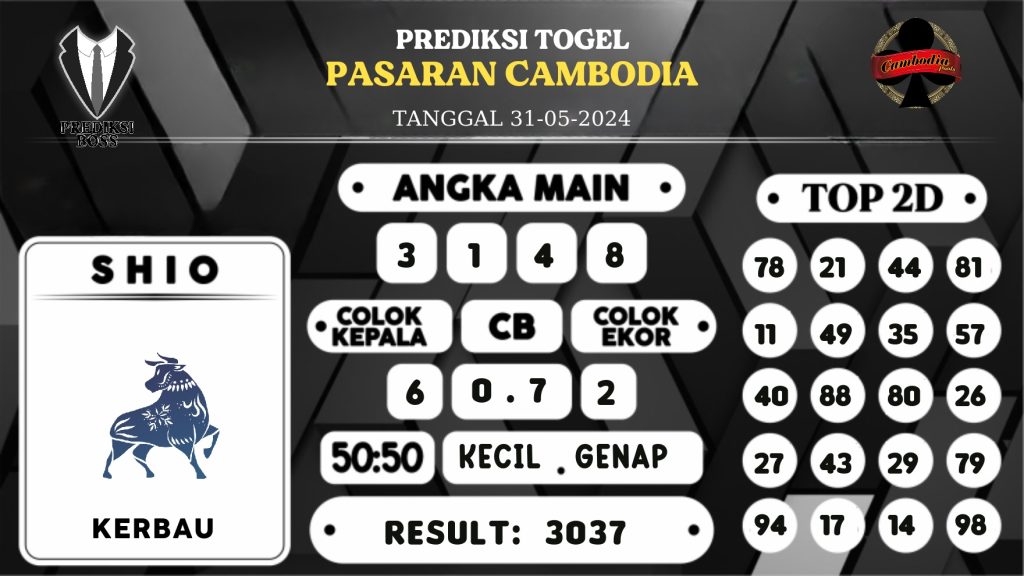https://prediksibosslife.com/prediksi-boss-togel-cambodia-jumat-31-mei-2024/