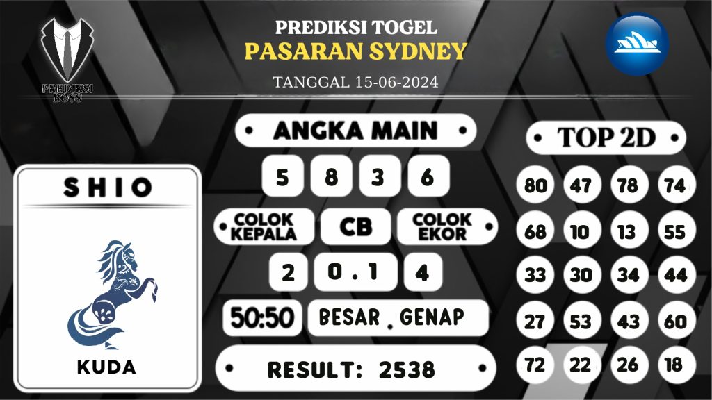https://prediksibosslife.com/prediksi-boss-togel-sidney-sabtu-15-juni-2024/