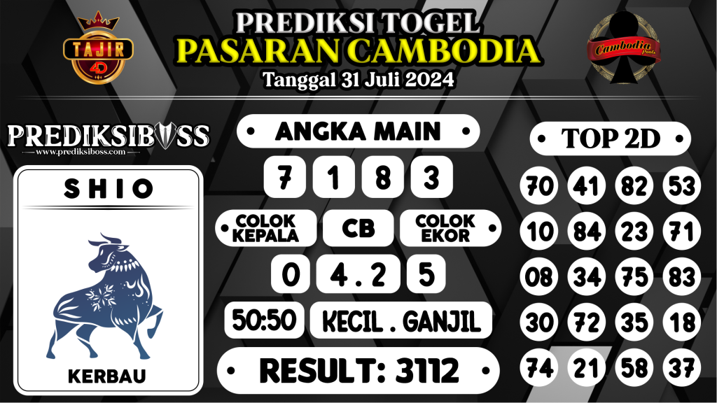 https://prediksibosslife.com/prediksi-boss-togel-cambodia-rabu-31-juli-2024/