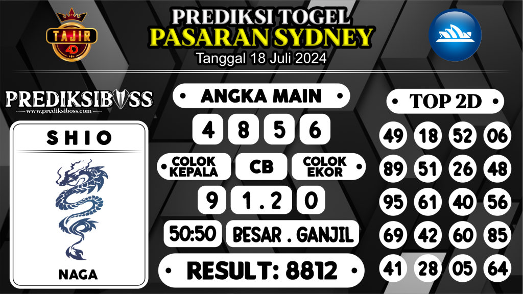 https://prediksibosslife.com/prediksi-boss-togel-sidney-kamis-18-juli-2024/