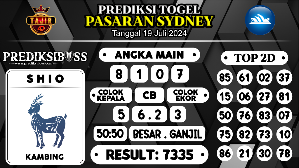 https://prediksibosslife.com/prediksi-boss-togel-sidney-jumat-19-juli-2024/