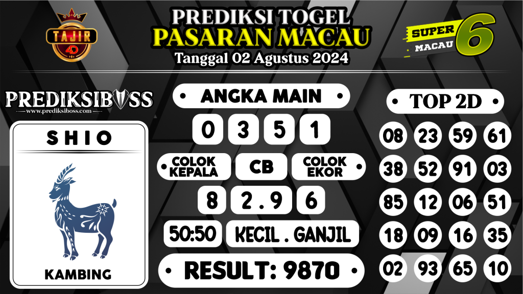 https://prediksibosslife.com/prediksi-boss-togel-macau-jumat-02-agustus-2024/