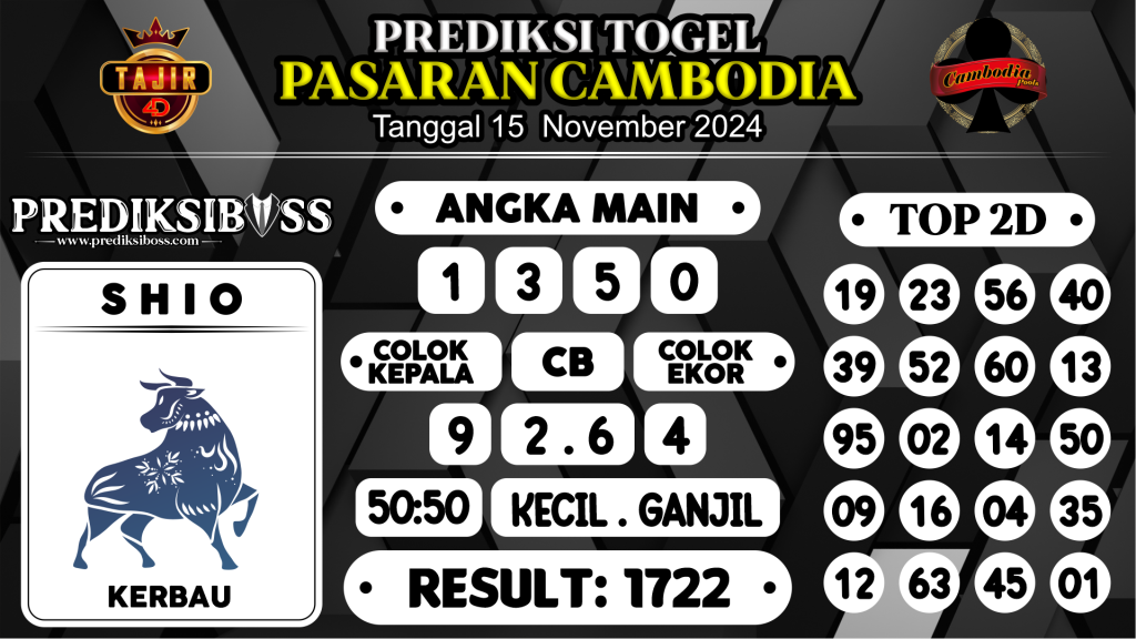 https://prediksibosslife.com/prediksi-boss-togel-cambodia-jumat-15-november-2024/