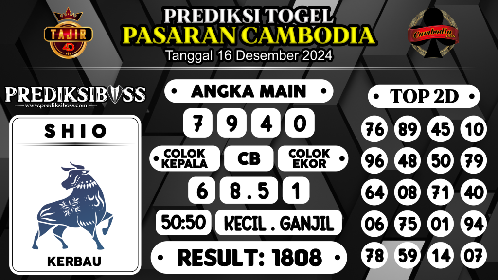 https://prediksibosslife.com/prediksi-boss-togel-cambodia-senin-16-desember-2024/