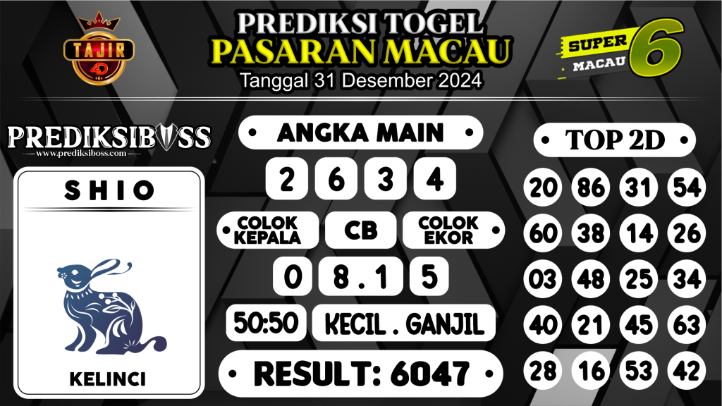 https://prediksibosslife.com/prediksi-boss-togel-macau-selasa-31-desember-2024/