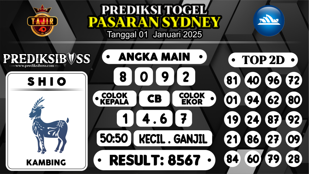 https://prediksibosslife.com/prediksi-boss-togel-sidney-rabu-01-januari-2025/