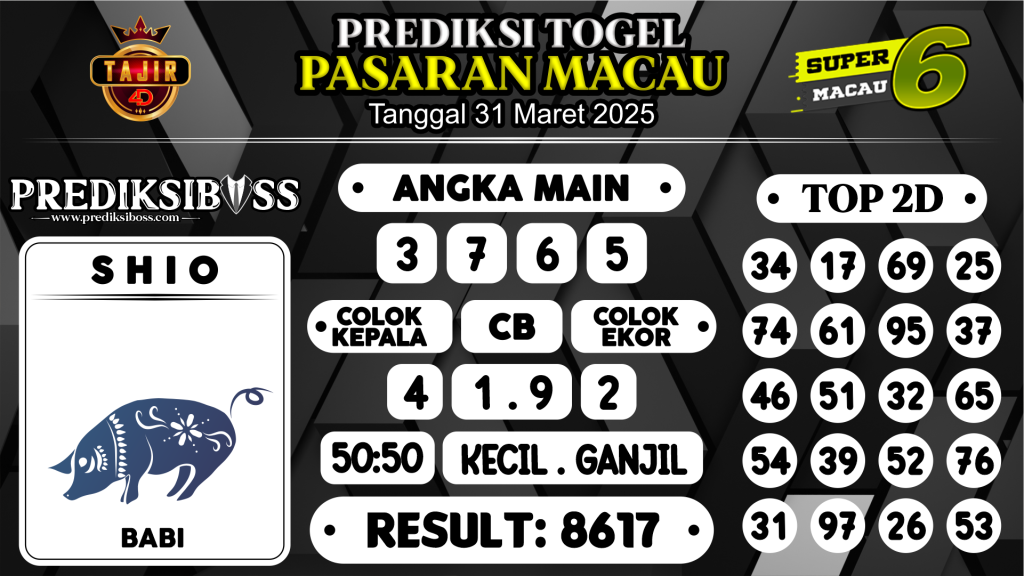 https://prediksibosslife.com/prediksi-boss-togel-macau-senin-31-maret-2025/