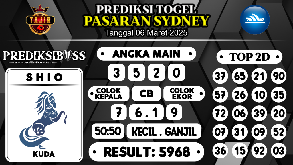 https://prediksibosslife.com/prediksi-boss-togel-sidney-kamis-6-maret-2025/